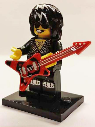 LEGO Minifigure-Rock Star-Collectible Minifigures / Series 12-Creative Brick Builders
